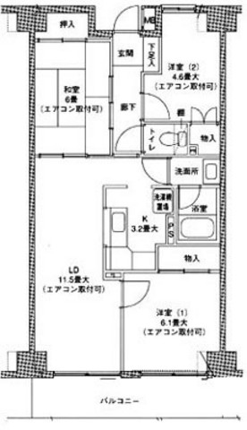 サンタハウス本牧の間取り