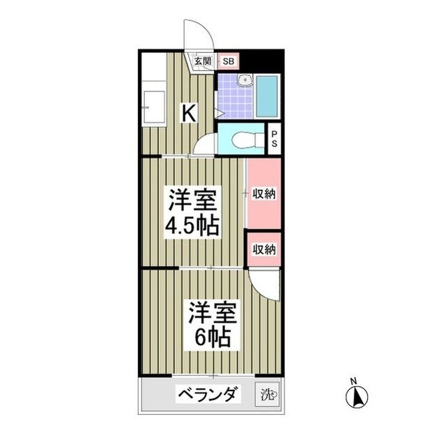 藤沢市長後のマンションの間取り