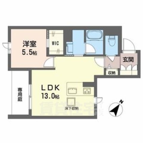 吹田市原町のマンションの間取り