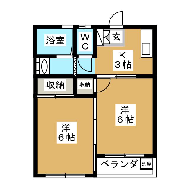 大田区矢口のマンションの間取り