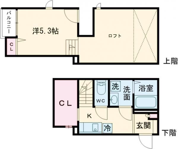 CB鳥栖ヴィヴァーチェの間取り