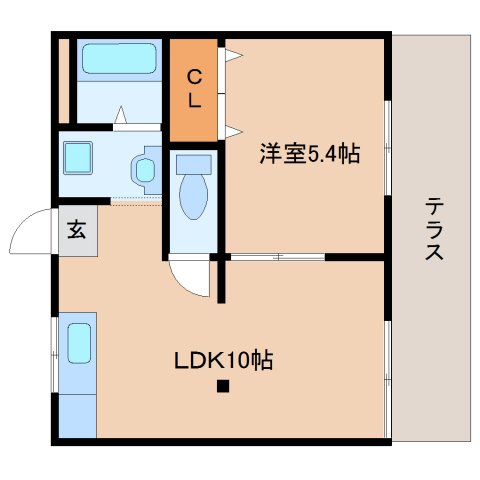 エクセルハイツＡ棟の間取り