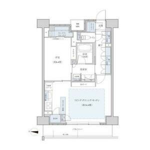 名古屋市中村区名駅南のマンションの間取り