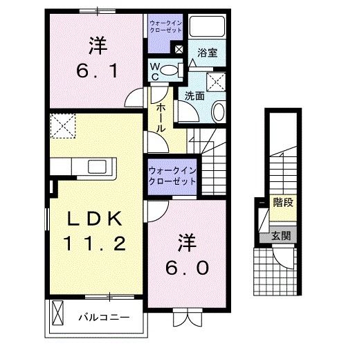 フロイデンス　２の間取り