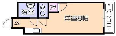 コーポラスKの間取り