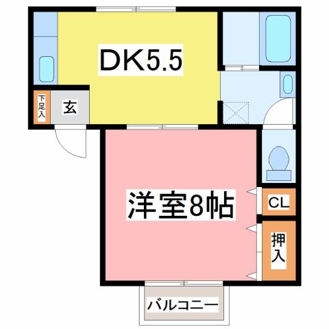 ラポール板垣の間取り