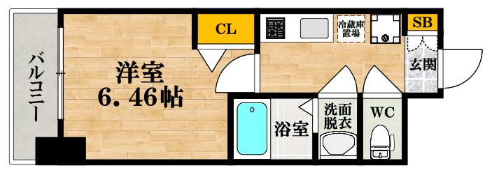 【大阪市住之江区南加賀屋のマンションの間取り】