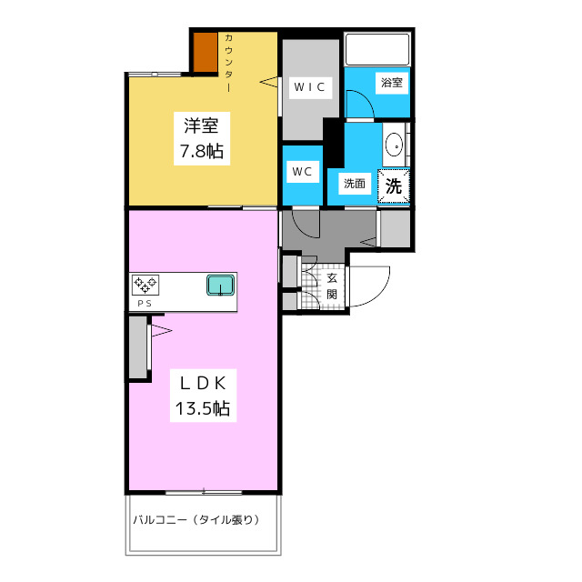 シャーメゾン白砂の間取り