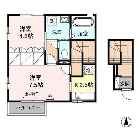 グリーンハイツの間取り