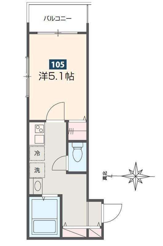 MELDIA柏の間取り