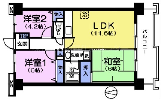 アプローズ大泉学園15の間取り