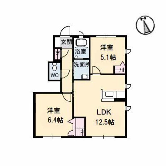 シャーメゾン　ボヌール　Ｄ棟の間取り