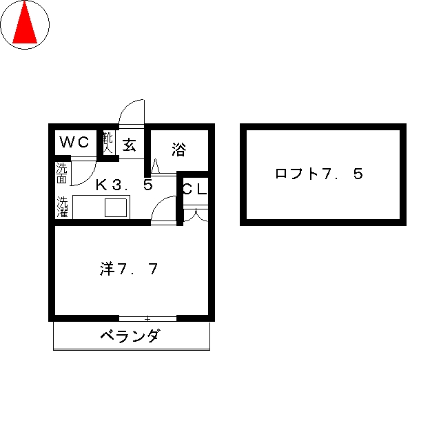 グリーンタウンの間取り