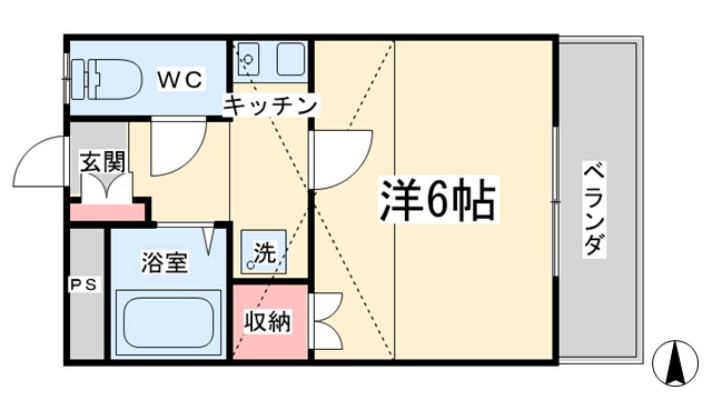 パレス大泉の間取り