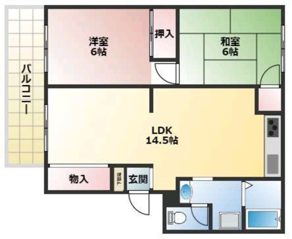 サンパレス小野の間取り