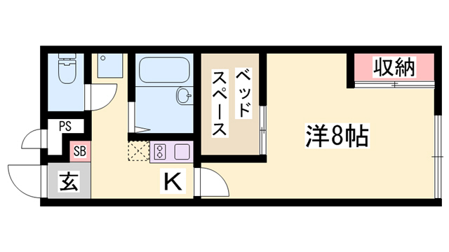 レオパレスシオミダイの間取り