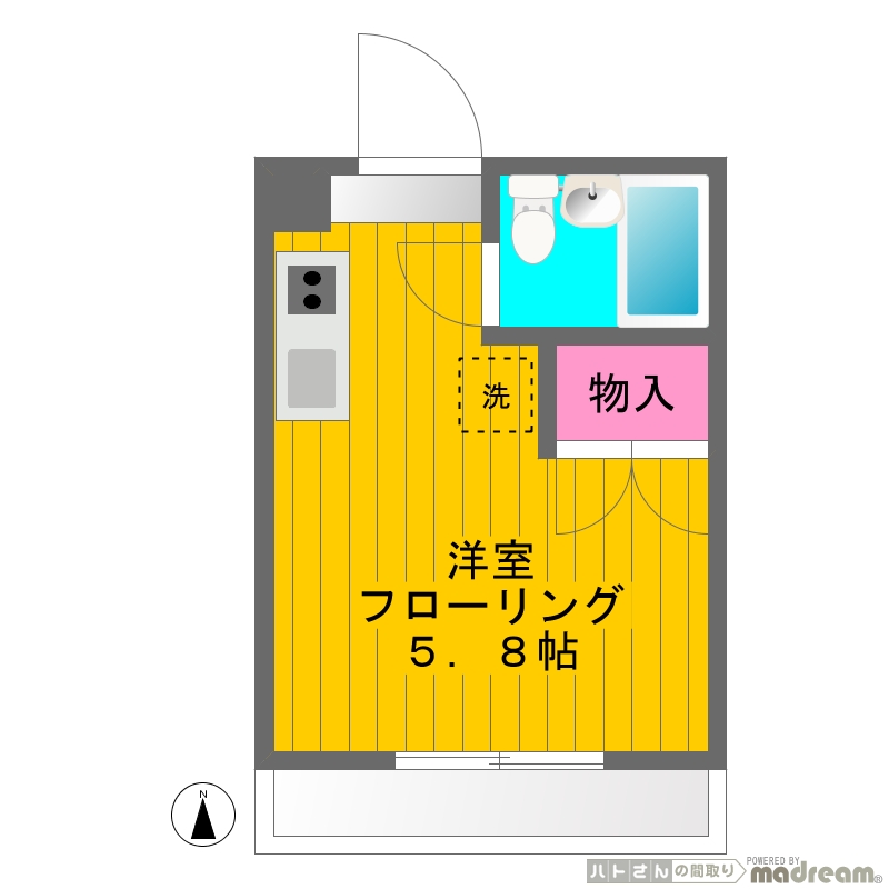 セソールハイツの間取り