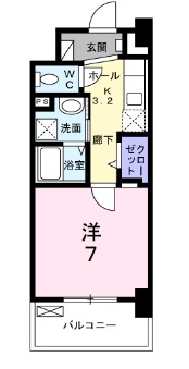 メルベージュ岸の間取り