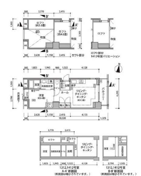 【江東区東雲のマンションの間取り】