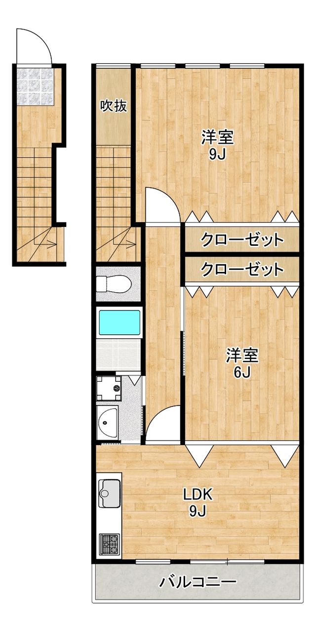 リッツハウスココCの間取り