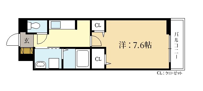 メゾン　ド　シュシュの間取り