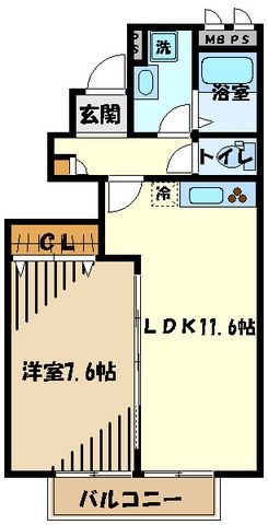 アスピリア萬寿舎の間取り