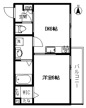 世田谷区上北沢のマンションの間取り