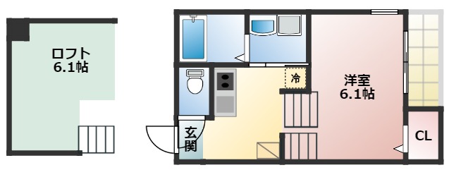 グリュックハイムの間取り