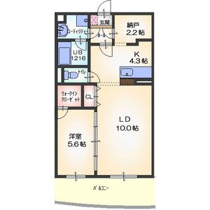 名古屋市緑区高根山のマンションの間取り