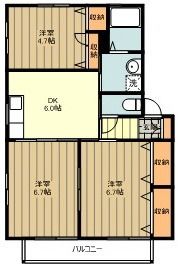 ミラコスタＣの間取り