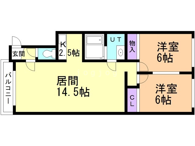 ハイムプロティア２の間取り