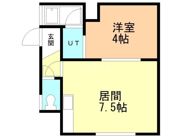 コーポインマツザカの間取り