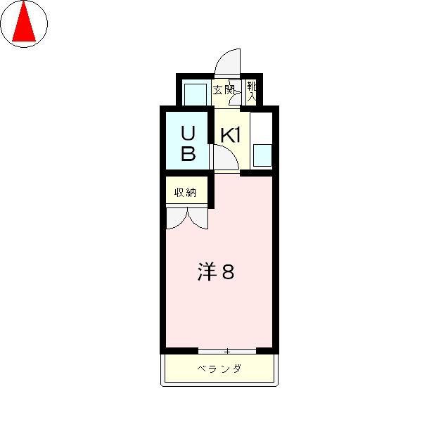 大津市松原町のマンションの間取り