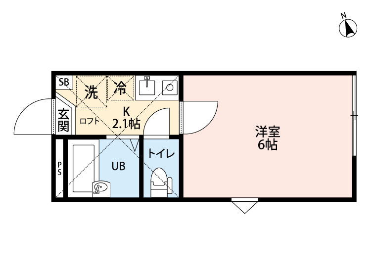 アート・フル中野島の間取り