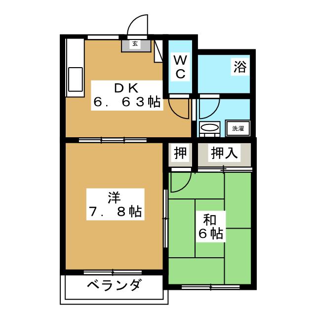 ネオステージ福室の間取り