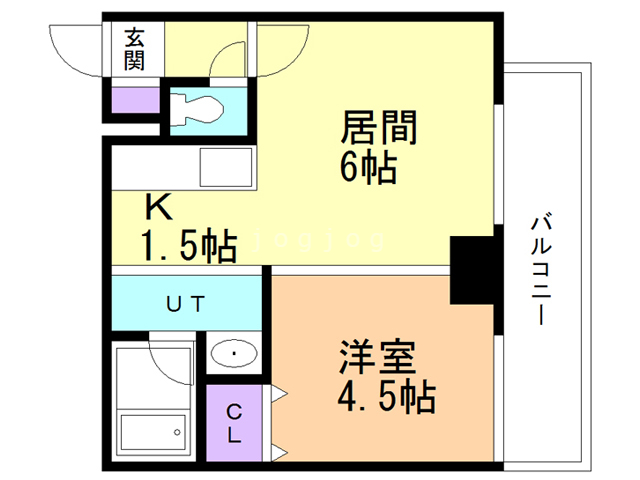 カームシティ８２１の間取り