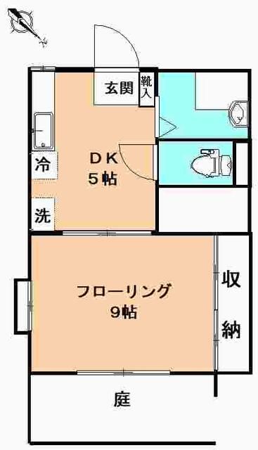 世田谷区喜多見のマンションの間取り