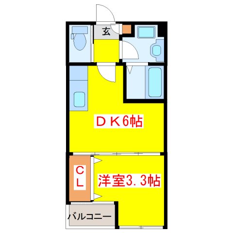 エミリア川内05の間取り