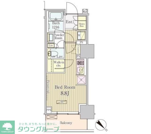 パークアクシス御茶ノ水の間取り