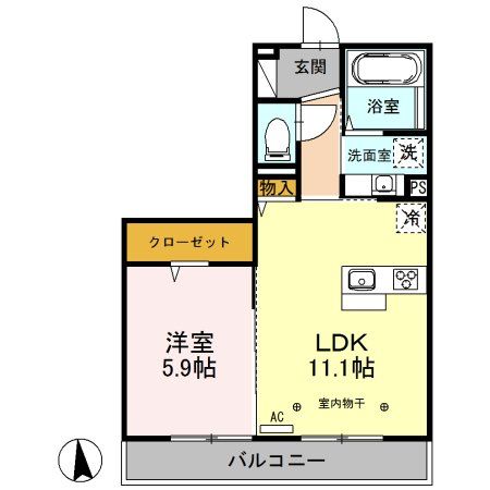 オリヴィエの間取り