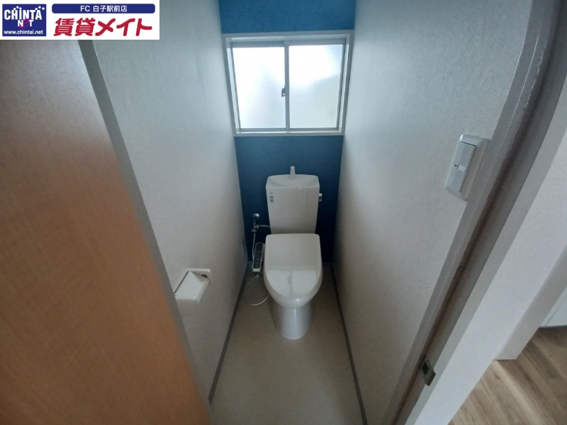 トイレ　同物件別部屋の写真