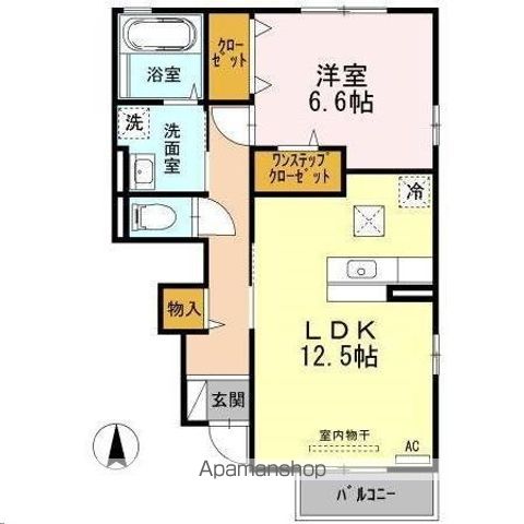 セジュール Aの間取り写真