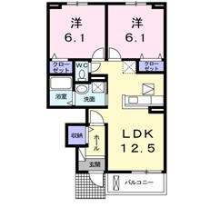 プラシードM2の間取り写真