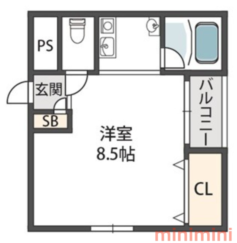 フェリセ富田の間取り写真