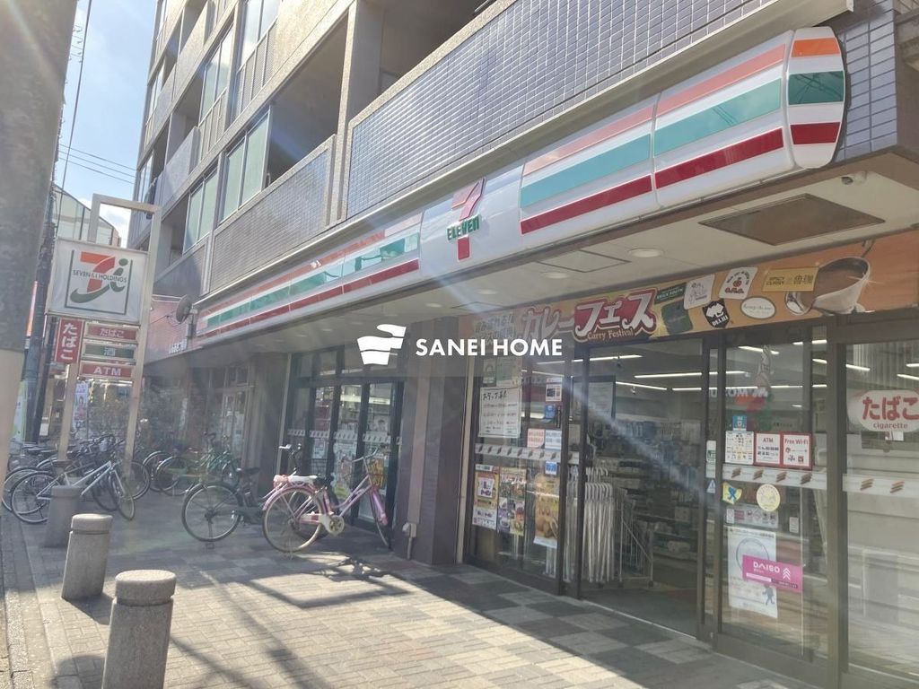コンビニ　セブンイレブン東村山秋津駅前店（コンビニ）まで440m
