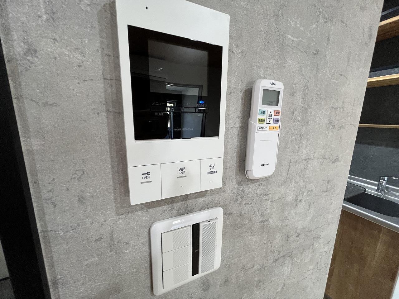 セキュリティ　お部屋から確認ができるモニター付きインターホン♪（同仕様画像