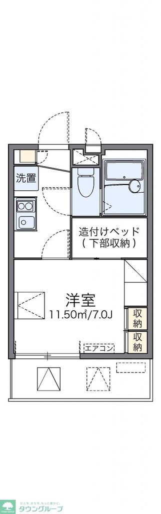 レオパレスJIZOの間取り写真