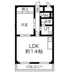 サンヒルズ西灘の間取り写真