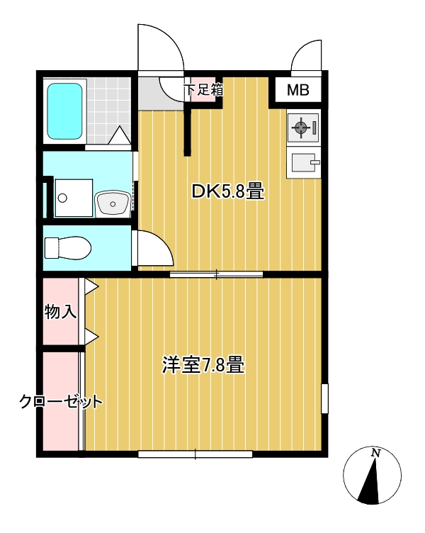 IT東林間の間取り写真