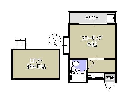 尾山台シティハイム17の間取り